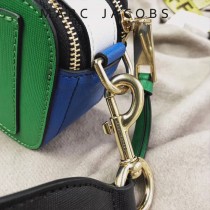 Marc Jacobs-001-24 宋佳趙麗穎同款Snapshot撞色復古金屬雙J扣D扣全新電鍍Logo相機包