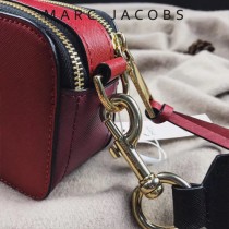 Marc Jacobs-001-19 宋佳趙麗穎同款Snapshot撞色復古金屬雙J扣D扣全新電鍍Logo相機包