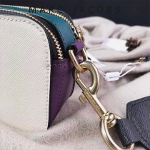 Marc Jacobs-001-11 宋佳趙麗穎同款Snapshot撞色復古金屬雙J扣D扣全新電鍍Logo相機包