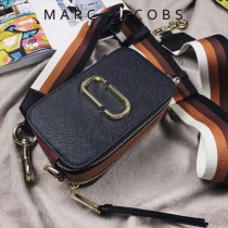 Marc Jacobs-001-21 宋佳趙麗穎同款Snapshot撞色復古金屬雙J扣D扣全新電鍍Logo相機包