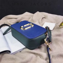 Marc Jacobs-001-14 宋佳趙麗穎同款Snapshot撞色復古金屬雙J扣D扣全新電鍍Logo相機包