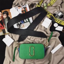 Marc Jacobs-001-24 宋佳趙麗穎同款Snapshot撞色復古金屬雙J扣D扣全新電鍍Logo相機包