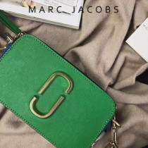 Marc Jacobs-001-24 宋佳趙麗穎同款Snapshot撞色復古金屬雙J扣D扣全新電鍍Logo相機包