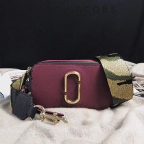 Marc Jacobs-001-17 宋佳趙麗穎同款Snapshot撞色復古金屬雙J扣D扣全新電鍍Logo相機包