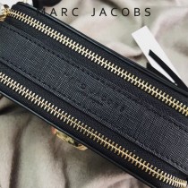 Marc Jacobs-001-25 宋佳趙麗穎同款Snapshot撞色復古金屬雙J扣D扣全新電鍍Logo相機包