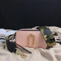 Marc Jacobs-001-18 宋佳趙麗穎同款Snapshot撞色復古金屬雙J扣D扣全新電鍍Logo相機包