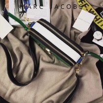 Marc Jacobs-001-24 宋佳趙麗穎同款Snapshot撞色復古金屬雙J扣D扣全新電鍍Logo相機包