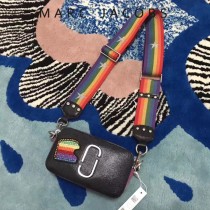 Marc Jacobs-003 秋冬新配色精緻小巧彩虹款Snapshot相機包