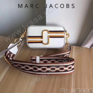 Marc Jacobs-001-27 宋佳趙麗穎同款Snapshot撞色復古金屬雙J扣D扣全新電鍍Logo相機包