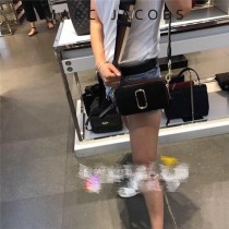 Marc Jacobs-001-15 宋佳趙麗穎同款Snapshot撞色復古金屬雙J扣D扣全新電鍍Logo相機包