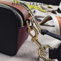 Marc Jacobs-001-21 宋佳趙麗穎同款Snapshot撞色復古金屬雙J扣D扣全新電鍍Logo相機包