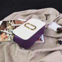 Marc Jacobs-001-11 宋佳趙麗穎同款Snapshot撞色復古金屬雙J扣D扣全新電鍍Logo相機包