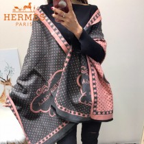 HERMES特價圍巾-0111-4 愛馬仕新款專櫃同步羊絨款雙面用圍巾披肩
