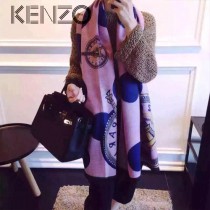 KENZO特價圍巾-1-3 鐵塔羊絨圍巾披肩