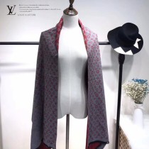 LV特價圍巾-119-3 兩面用最新款羊絨款圍巾披肩