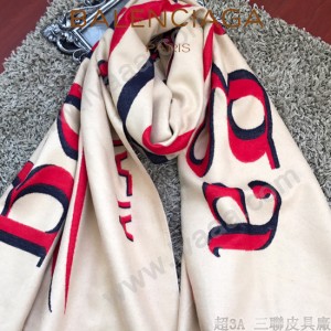 Balenociaga特價圍巾-0001-3 當紅加厚新款專櫃同步雙面兩用羊絨款圍巾披肩