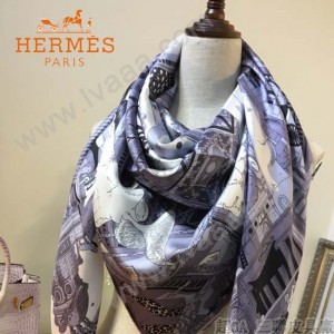 HERMES圍巾-01-3 愛馬仕時尚經典斜紋真絲桑蠶絲手工捲邊長款絲巾