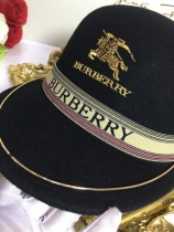 Burberry-00001 2017最新款歐洲羊毛簡單不失時尚巴寶莉騎士帽