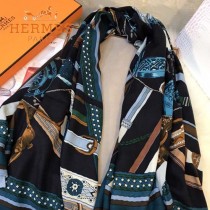 HERMES圍巾-02-4 愛馬仕官網同步秋冬保暖原單高端羊絨長款圍巾
