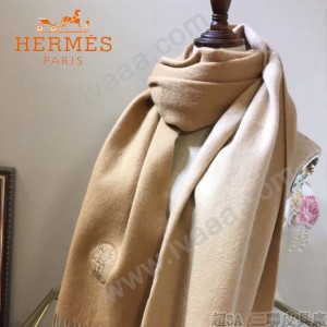HERMES圍巾-04 愛馬仕潮流新款羊絨羊毛混紡兩用款長款圍巾披肩