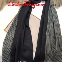 Ferragamo圍巾-01 經典英倫風男女通用頂級羊羔絨長款圍巾