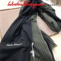Ferragamo圍巾-01-3 經典英倫風男女通用頂級羊羔絨長款圍巾