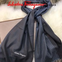 Ferragamo圍巾-01-2 經典英倫風男女通用頂級羊羔絨長款圍巾