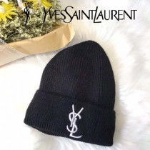 YSL帽子-1 聖羅蘭最新款針織羊毛毛線帽