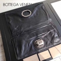 BV-8301-3 南非大蟒蛇皮純手工編織旋轉扣手包