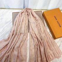 LV圍巾-014 路易威登經典暗紋開司米爾羊毛真絲方巾圍巾