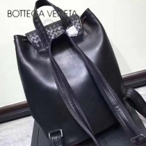 BV-059 專櫃經典原廠胎牛皮純手工編織男士雙肩包