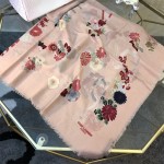 YSL圍巾-02-2 聖羅蘭秋冬新品輕薄款原單絲羊絨方巾披肩