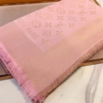 LV圍巾-014-11 路易威登經典暗紋開司米爾羊毛真絲方巾圍巾