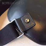 BV-127118 新款時尚節約進口歐洲小牛皮面料純手工編織原廠riri M6拉鏈男士胸包