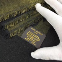 LV圍巾-014-10 路易威登經典暗紋開司米爾羊毛真絲方巾圍巾