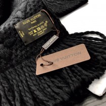 LV圍巾-031-5 唐嫣同款Logomania Shine羊毛加真絲長圍巾