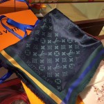 LV圍巾-022-3 專櫃限量新色原單開司米爾羊毛真絲方巾披肩