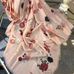 YSL圍巾-02-2 聖羅蘭秋冬新品輕薄款原單絲羊絨方巾披肩