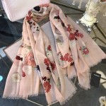 YSL圍巾-02-2 聖羅蘭秋冬新品輕薄款原單絲羊絨方巾披肩