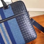 BV-V65395 新款刺繡進口胎牛皮時尚編織圖案公文包
