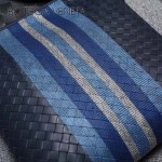 BV-Au0079-2 新款拼色進口胎牛皮郭濤同款刺繡男士斜挎包