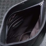 BV-Au0079 新款拼色進口胎牛皮郭濤同款刺繡男士斜挎包