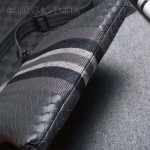 BV-Au0079 新款拼色進口胎牛皮郭濤同款刺繡男士斜挎包