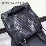 BV-375125S 專櫃男士最新款法國特定胎牛皮純手工編織雙肩包單肩斜挎包