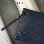 BV-V65332-7 最新款胎牛皮純手工編織收納薄款手拿包信封包