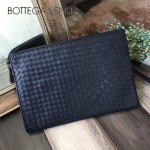 BV-V65332-7 最新款胎牛皮純手工編織收納薄款手拿包信封包