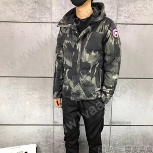 Canada goose衣服-2 2017年秋冬新款連帽暗迷彩加拿大羽絨服