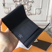 LV-64414 LV原單TWIST小巧經典Epi小牛皮黑色短款錢夾