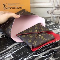 LV-M62034 原版皮老花三合一時尚最新款小手包