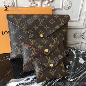LV-M62034 原版皮老花三合一時尚最新款小手包